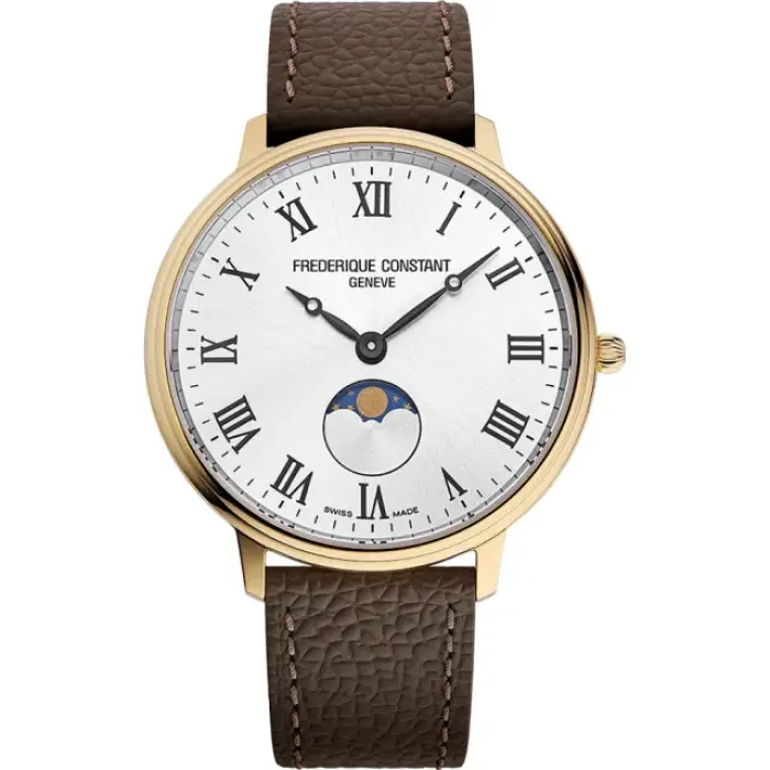 швейцарские наручные мужские часы . коллекция slim line moonphase FC-206RS3S5 фотография