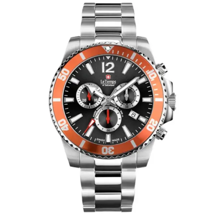 швейцарские наручные мужские часы . коллекция swiss naval patrol chronograph LT1044.14BS01 фотография
