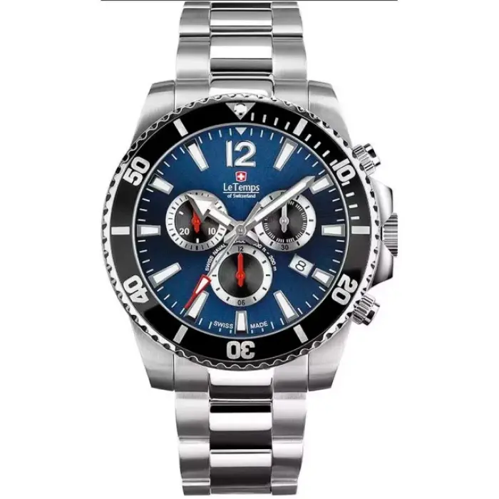 швейцарские наручные мужские часы . коллекция swiss naval patrol chronograph LT1044.13BS01 фотография