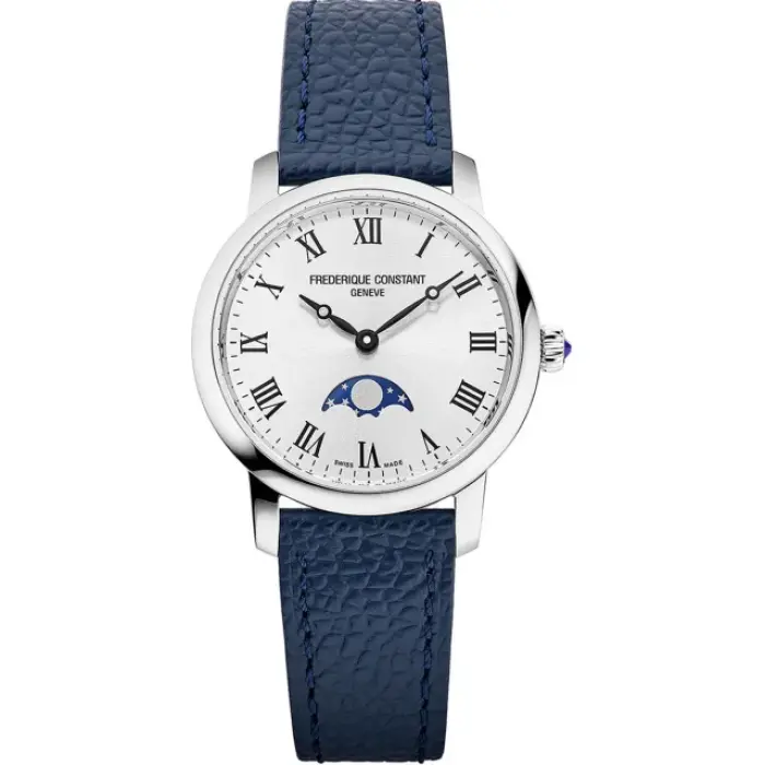 швейцарские наручные женские часы . коллекция slim line moonphase FC-206RS1S6 фотография