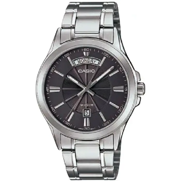 японские наручные мужские часы . коллекция analog MTP-1381D-8A фотография