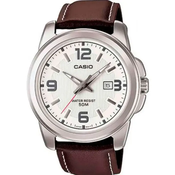 японские наручные мужские часы . коллекция analog MTP-1314L-7A фотография