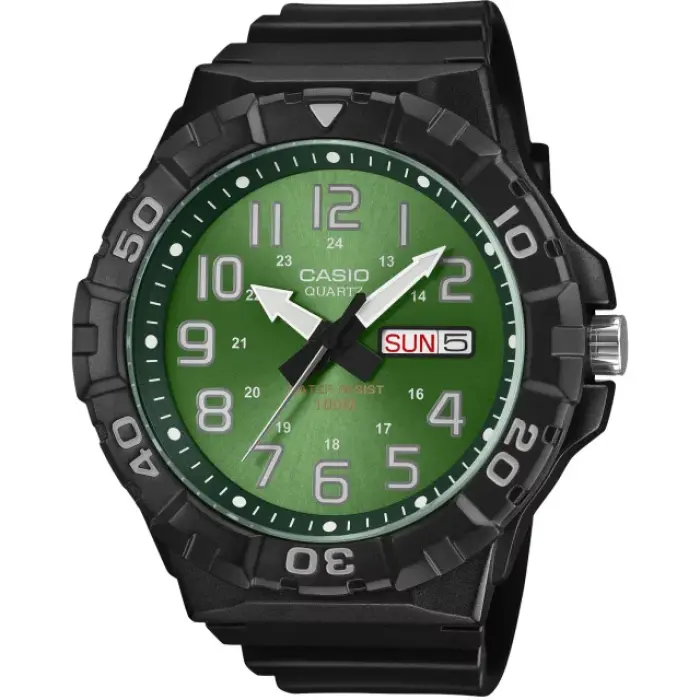 японские наручные мужские часы . коллекция analog MRW-210H-3B фотография