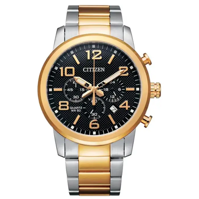 японские наручные мужские часы . коллекция chronograph AN8054-50E фотография