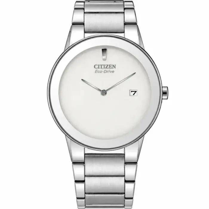 японские наручные мужские часы . коллекция eco-drive AU1060-51A фотография