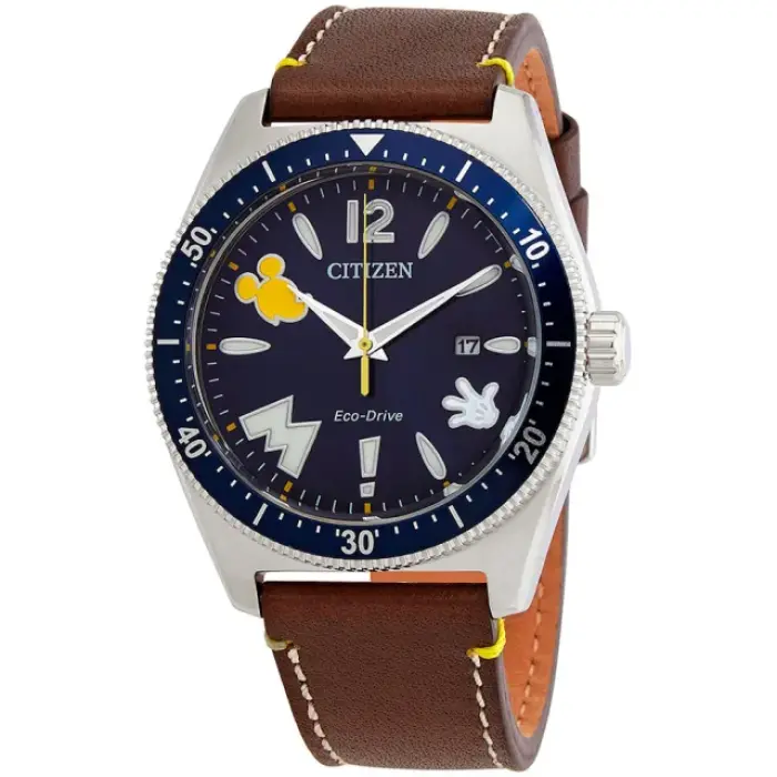 японские наручные мужские часы . коллекция eco-drive AW1599-00W фотография