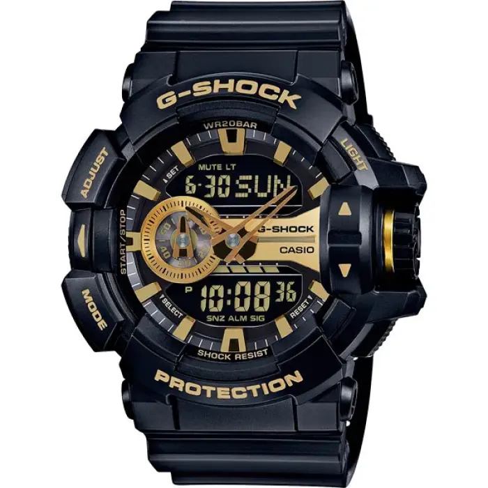 японские наручные мужские часы . коллекция g-shock GA-400GB-1A9 фотография