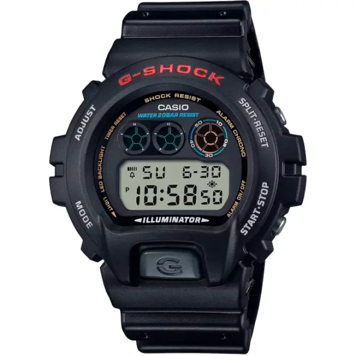 японские наручные мужские часы . коллекция g-shock DW-6900U-1 фотография