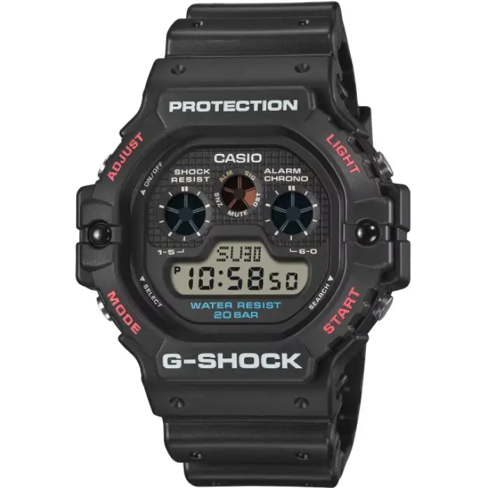 японские наручные мужские часы . коллекция g-shock DW-5900U-1 фотография