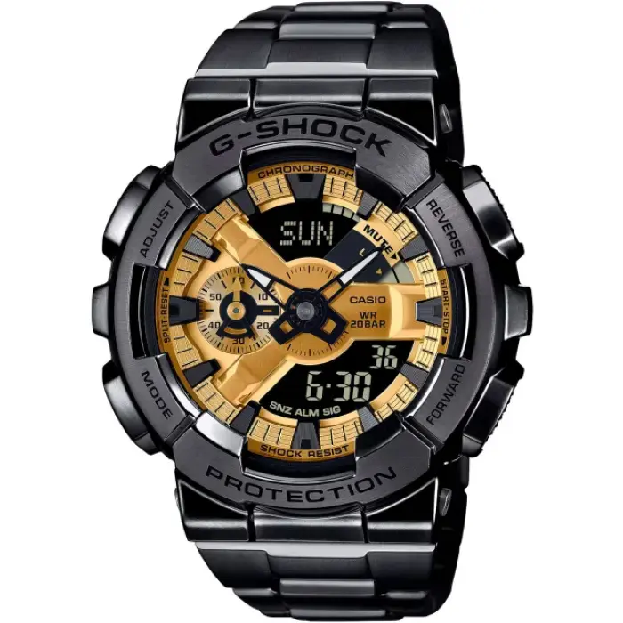 японские наручные мужские часы . коллекция g-shock GM-110BD-1A9 фотография