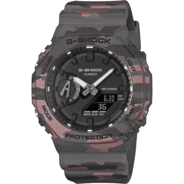 японские наручные мужские часы . коллекция g-shock GA-2100CM-8A фотография