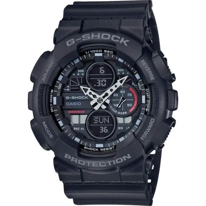 японские наручные мужские часы . коллекция g-shock GA-140-1A1ER фотография