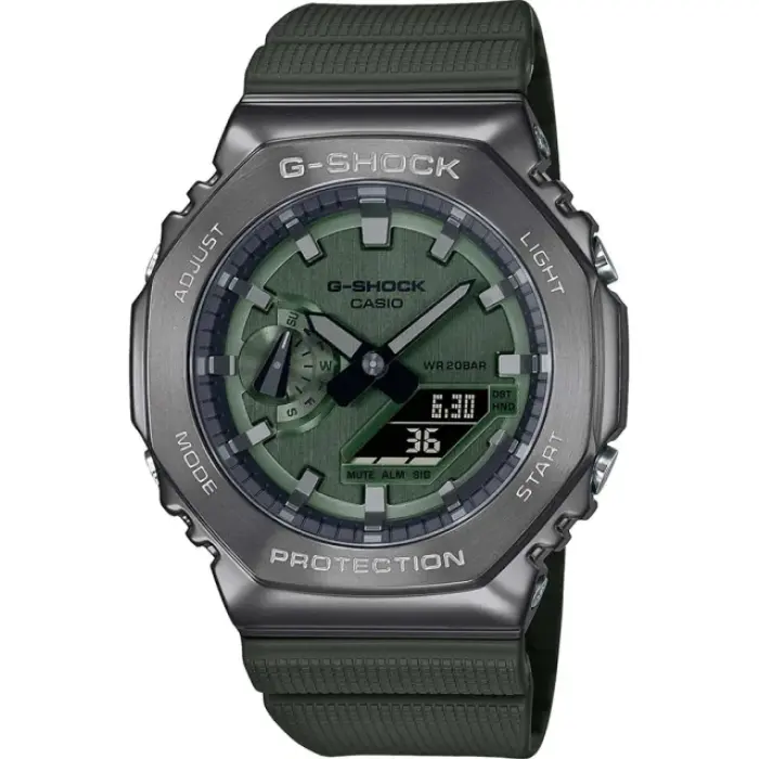 японские наручные мужские часы . коллекция g-shock GM-2100B-3AER фотография
