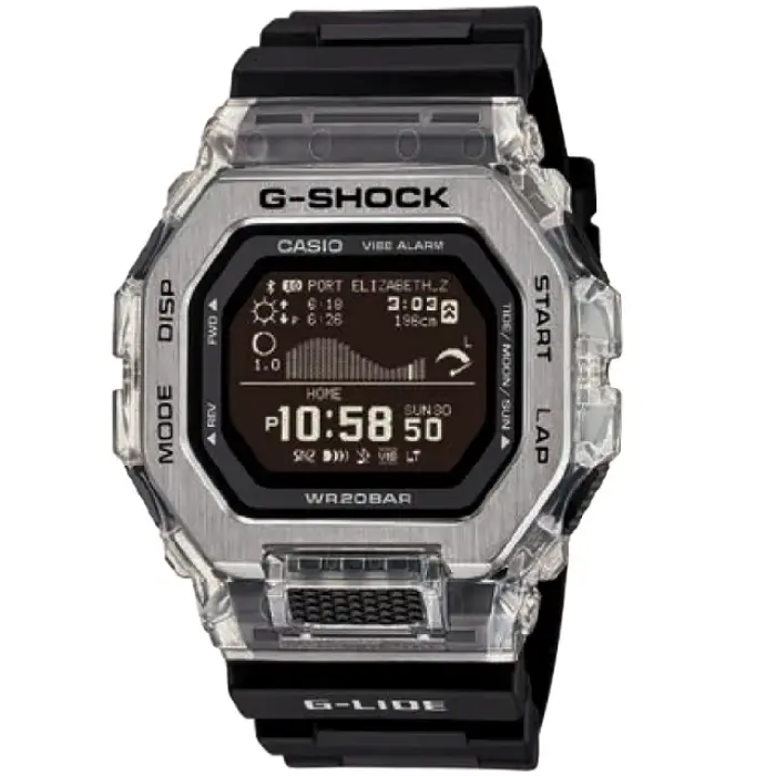 японские наручные мужские часы . коллекция g-shock GBX-100S-1 фотография