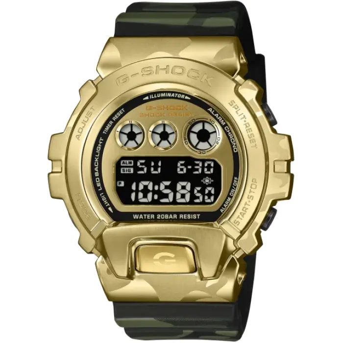 японские наручные мужские часы . коллекция g-shock GM-6900CMG-3 фотография