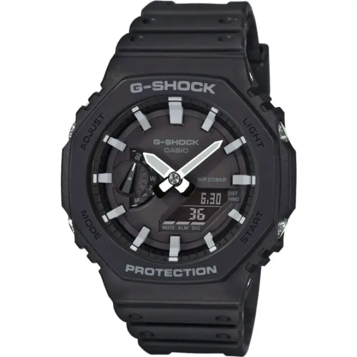 японские наручные мужские часы . коллекция g-shock GA-2100-1AER фотография