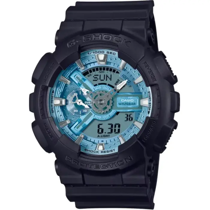 японские наручные мужские часы . коллекция g-shock GA-110CD-1A2 фотография
