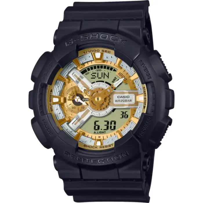 японские наручные мужские часы . коллекция g-shock GA-110CD-1A9 фотография