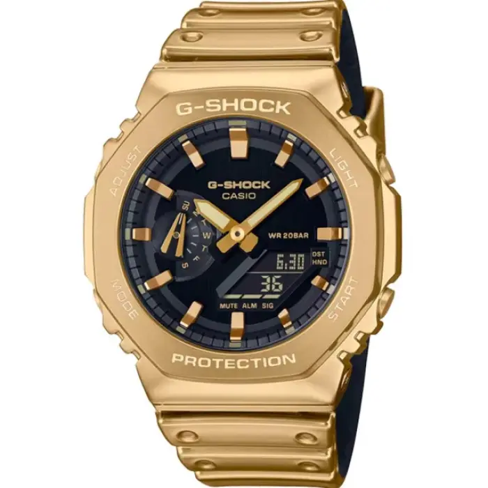 японские наручные мужские часы . коллекция g-shock GM-2100YMG-9A фотография