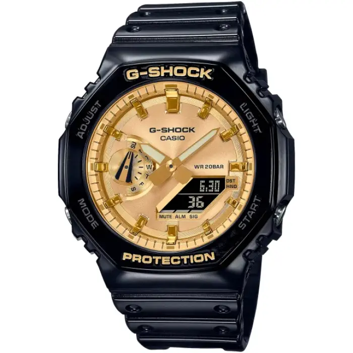 японские наручные мужские часы . коллекция g-shock GA-2100GB-1A фотография