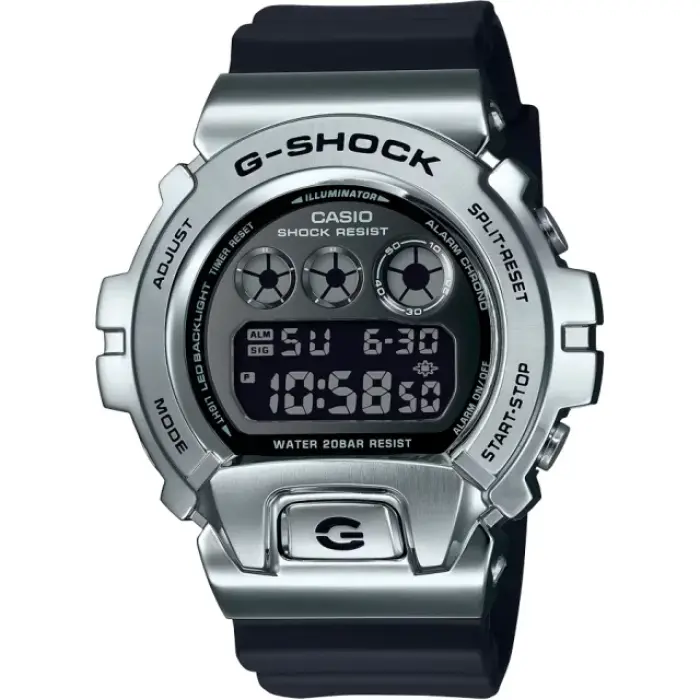 японские наручные мужские часы . коллекция g-shock GM-6900U-1 фотография