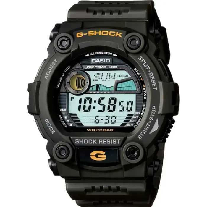 японские наручные мужские часы . коллекция g-shock G-7900-3E фотография