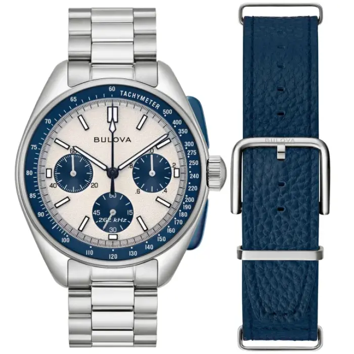 японские наручные мужские часы . коллекция lunar pilot chronograph 98K112 фотография