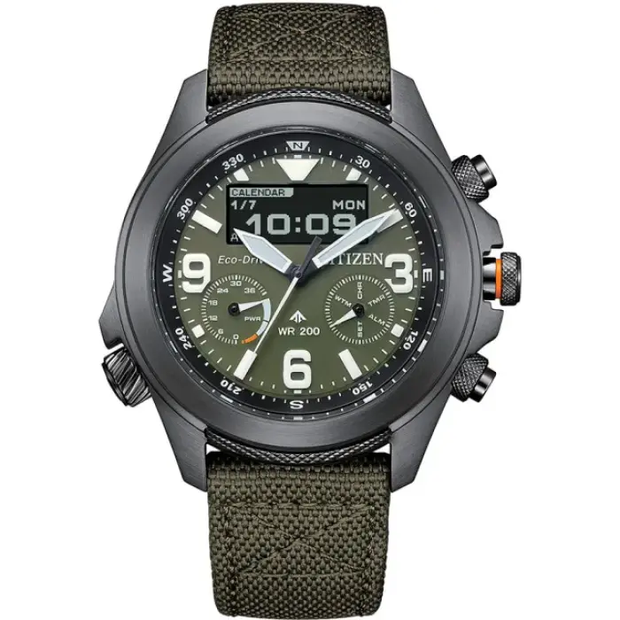 японские наручные мужские часы . коллекция promaster JV1005-02W фотография