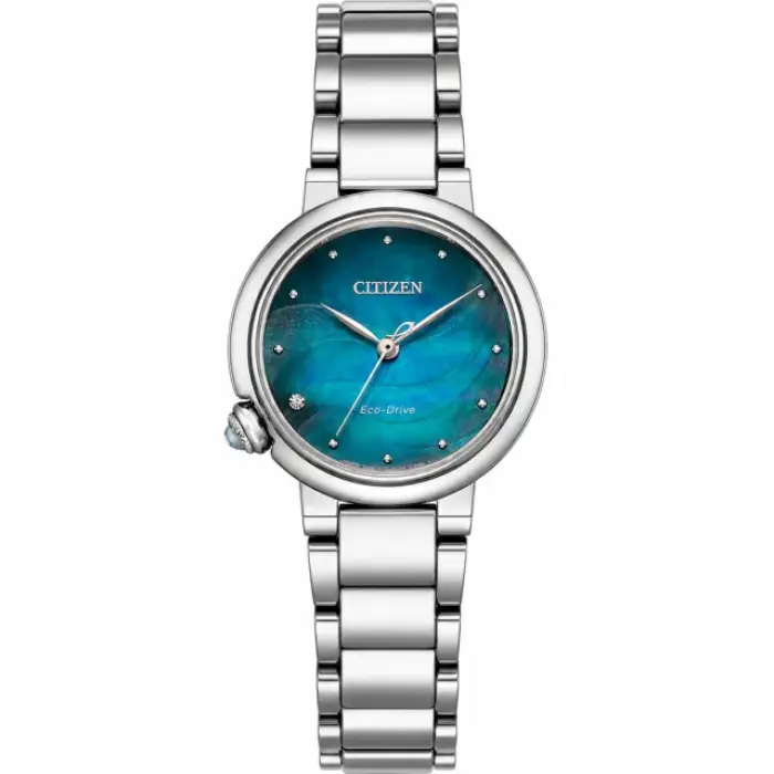 японские наручные женские часы . коллекция eco-drive EM0910-80N фотография