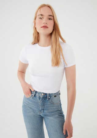 футболка short sleeve top mavi фотография