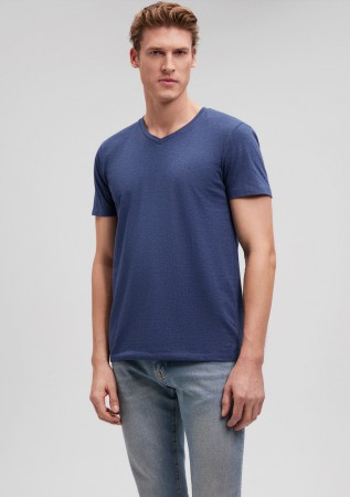 футболка stretch v neck tee mavi - мужская одежда, обувь и аксессуары с v-образным вырезом 