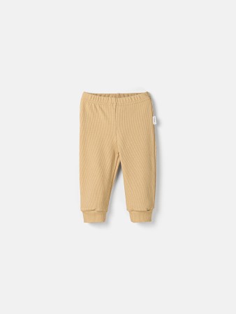 брюки со спущенным шагом "песок" из кашкорсе 0+ - детская одежда из кашкорсе 