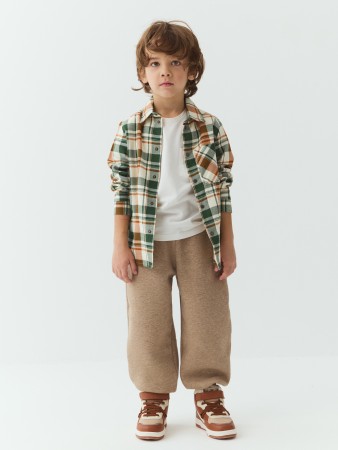 джоггеры оверсайз  "халва" утепленные фотография