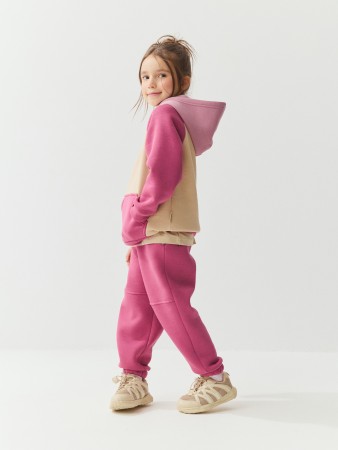 джоггеры "ультрафиолет" утепленные - детская одежда осенняя 