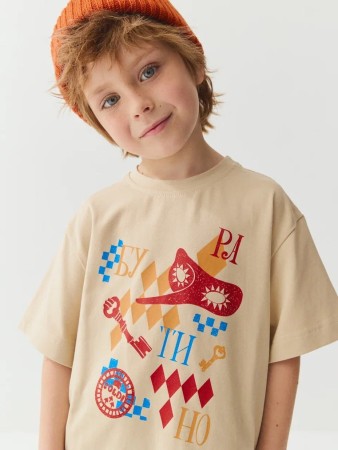 футболка оверсайз "кукольный театр" - детская одежда для малышей 