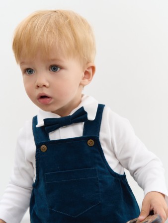 галстук-бабочка "индиго" 0+ - одежда, обувь и аксессуары для малышей российские 