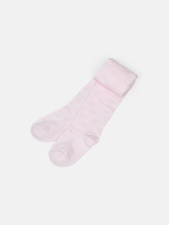 колготки "пудра" с узором - носки, чулки и колготки для девочек 