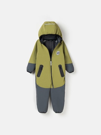 комбинезон softshell демисезонный "фисташка" - комбинезоны и ромперы для малышей для девочек 