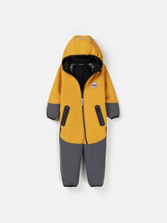 комбинезон softshell демисезонный "горчица" - комбинезоны и ромперы для малышей для девочек 