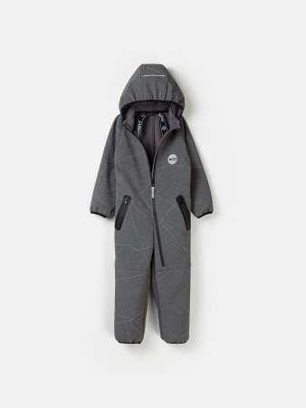 комбинезон softshell демисезонный "графит" - комбинезоны и ромперы для дошкольников bungly 