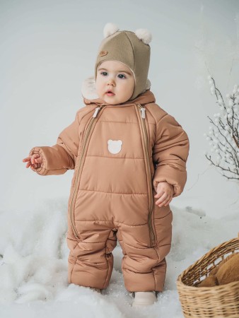 комбинезон зимний "ириска" 0+ - одежда, обувь и аксессуары для малышей зимние 