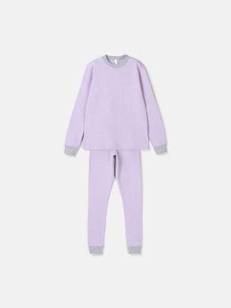 комплект термобелья "лаванда" 7+ - одежда для школьников лавандовая 