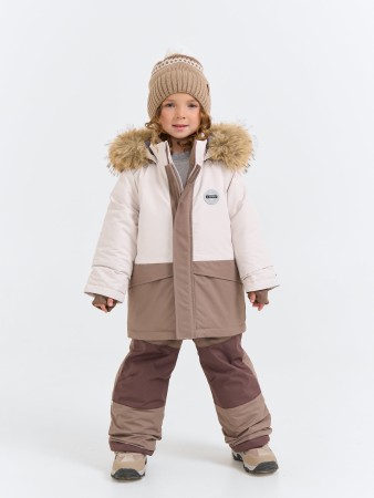 костюм зимний с системой роста "какао" - детские пиджаки и костюмы российские 