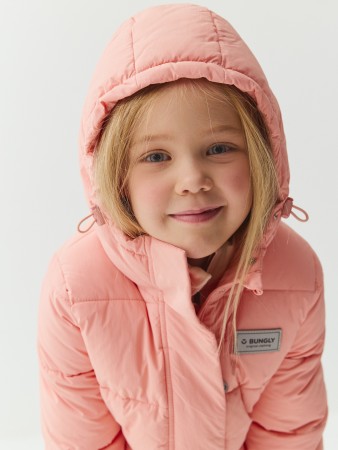 куртка демисезонная дутая "персик" - одежда, обувь и аксессуары для дошкольников персиковые 