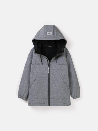 куртка softshell демисезонная "серый меланж" 7+ фотография