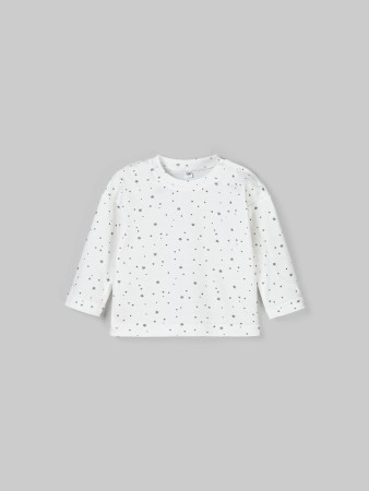 лонгслив "серые звезды" 0+ - футболки и поло для малышей серые 