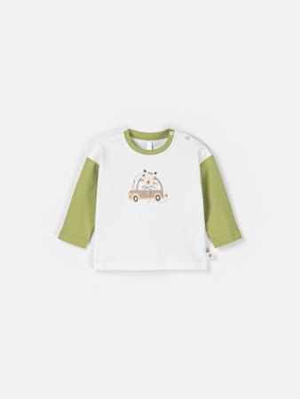 лонгслив "тигренок" с принтом 0+ - детская одежда, обувь и аксессуары для всех возрастов