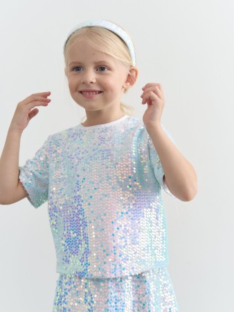 ободок "снежные искры" - одежда, обувь и аксессуары для малышей