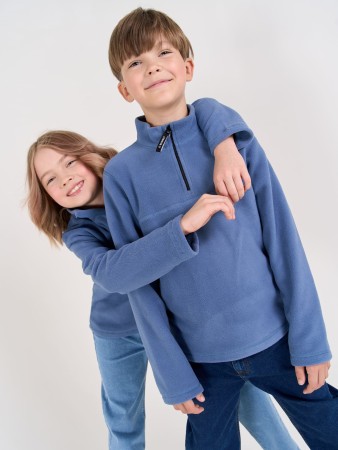 олимпийка флисовая "деним" 7+ - детская одежда, обувь и аксессуары для всех возрастов из денима 