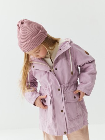 парка демисезонная на меху "вереск" - одежда, обувь и аксессуары для дошкольников премиальные 